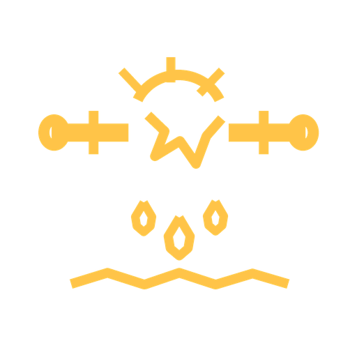 Wasserrohrbruch Symbol für Wasserschadenservice in Düsseldorf