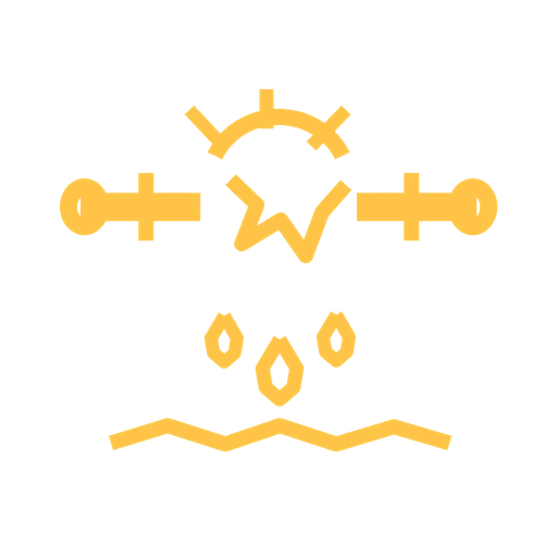 Wasserrohrbruch Symbol für Wasserschadenservice in Düsseldorf