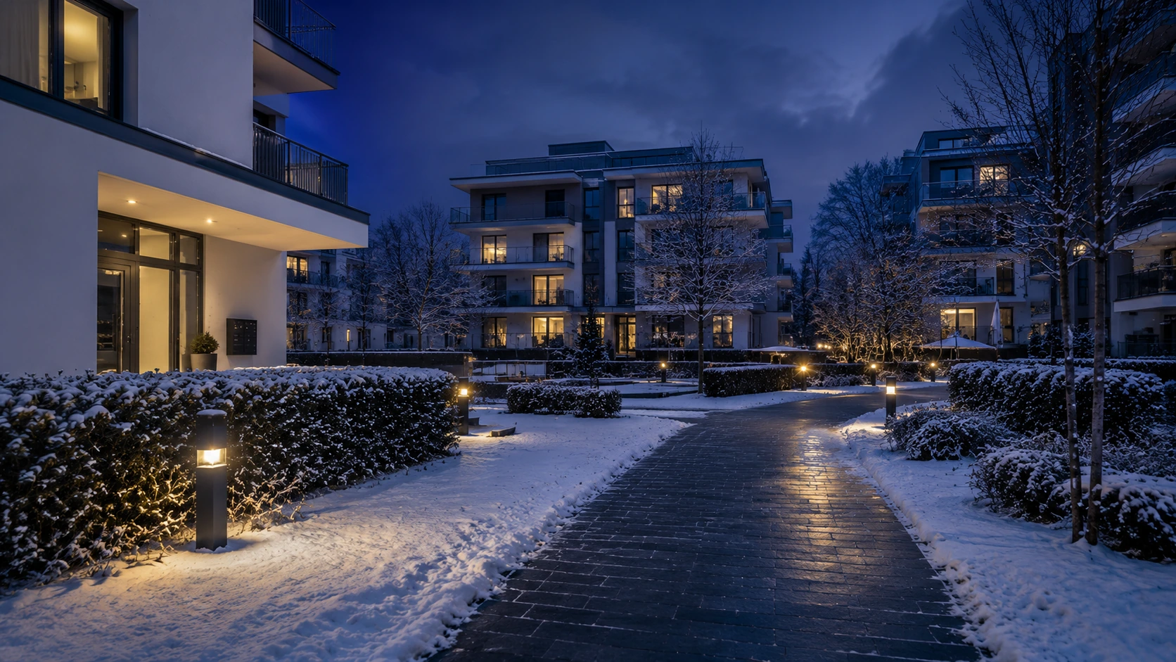 Winterdienst für Wohnanlagen und Wohnungseigentümergemeinschaften
