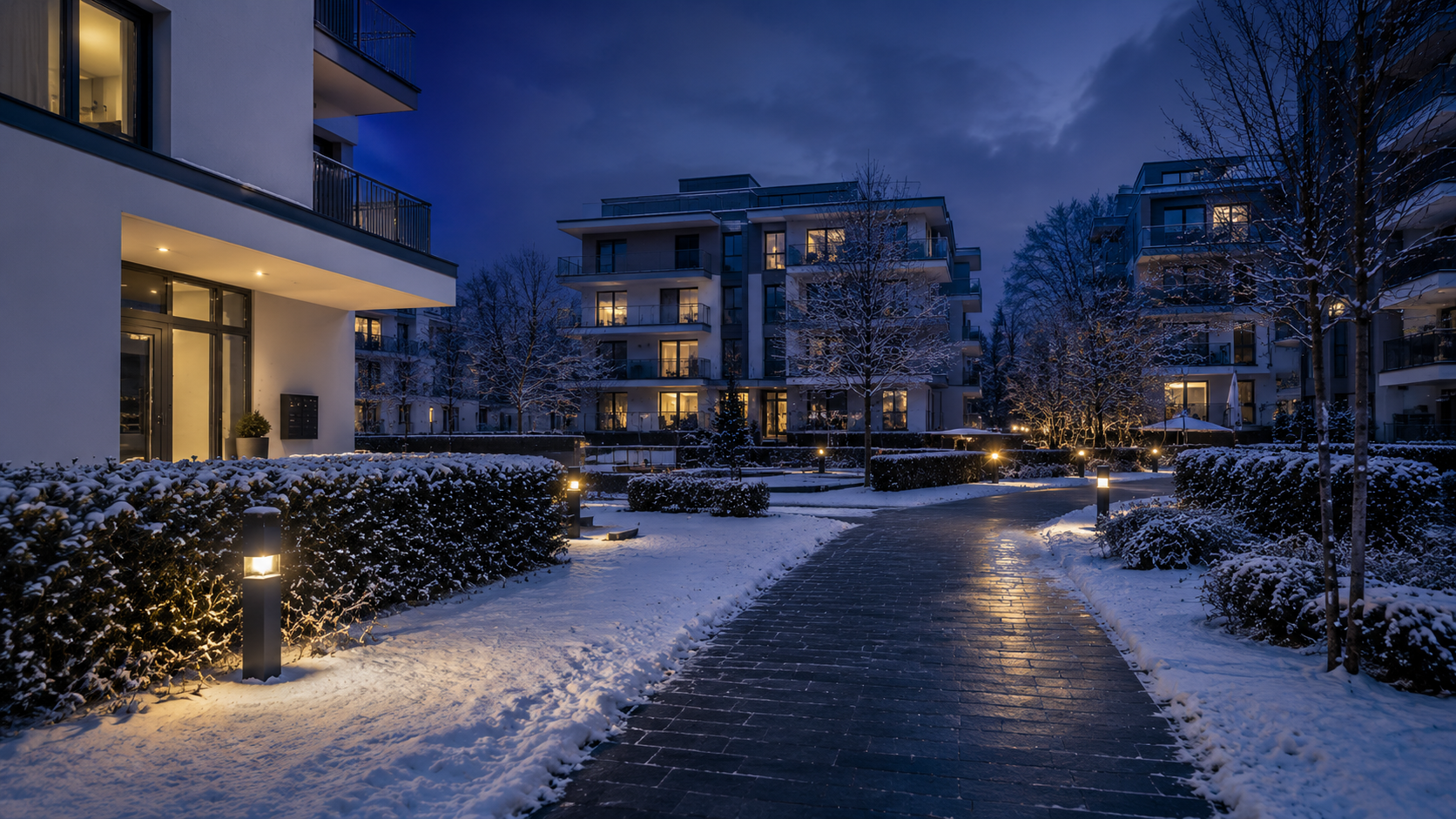 Winterdienst für Wohnanlagen und Wohnungseigentümergemeinschaften